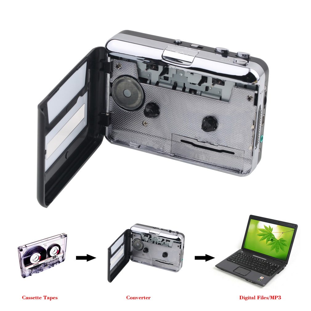 Audio Music Converter To Mp3 - كاسيت إلى محول MP3 مشغل كاسيت