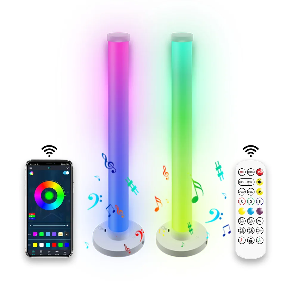 Audio Music Recognition - مصباح طاولة ذكي مع شريط صوتي
