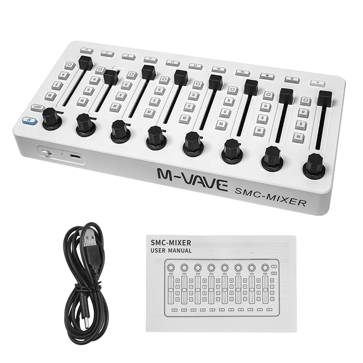 Midi Controller Pad - وحدة تحكم MIDI لاسلكية M-VAVE SMC-Mixer،