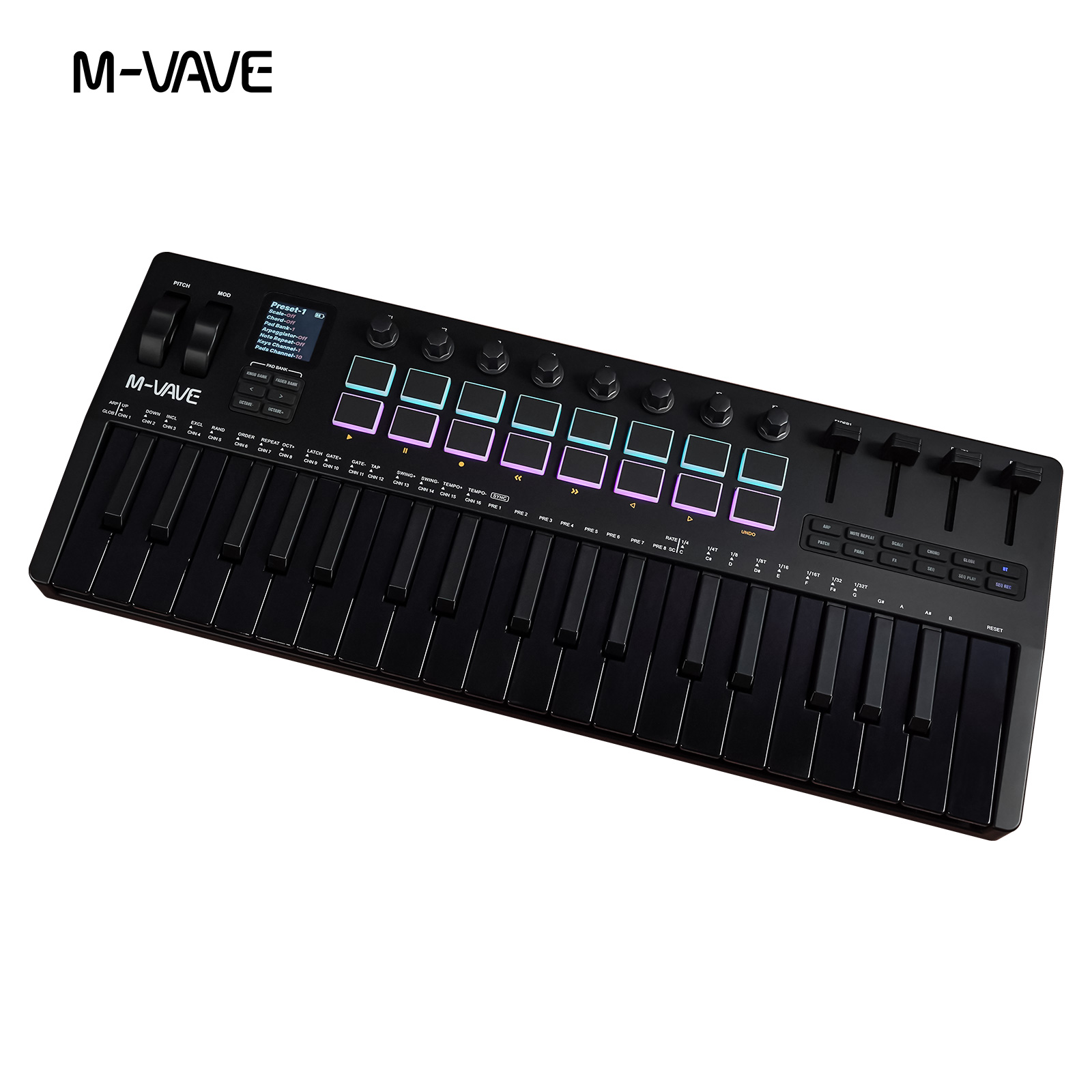 Midi Controller Pad - وحدة تحكم M-VAVE SMK-37 USB MIDI