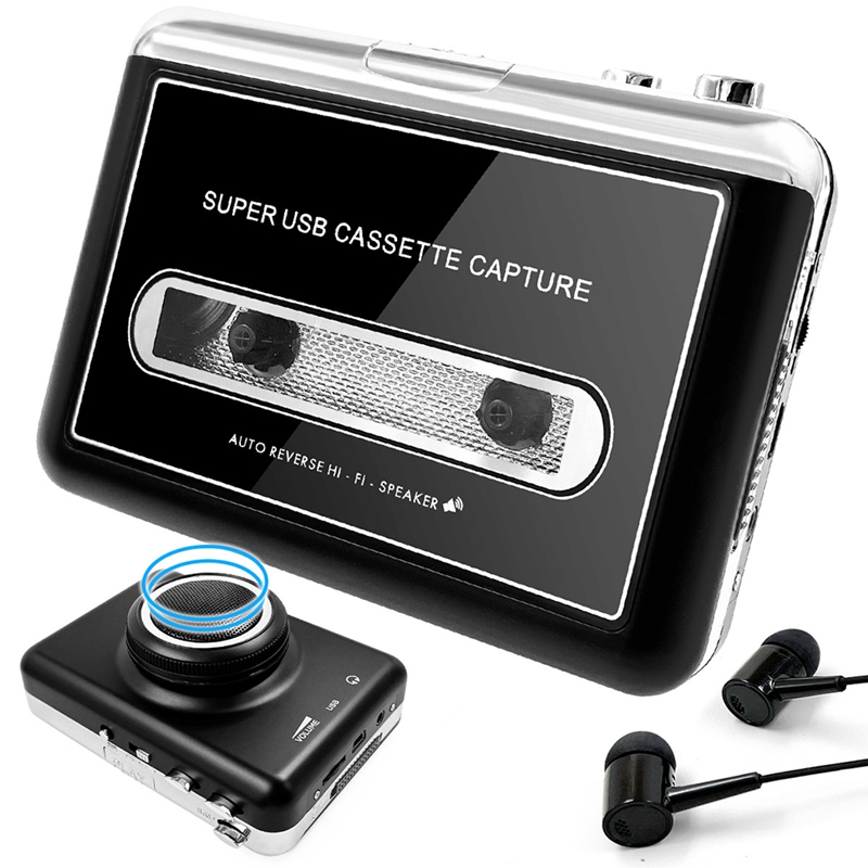مشغل كاسيت USB ستيريو محمول شر - مراجعة Audio Music Converter To Mp3 وسعره
