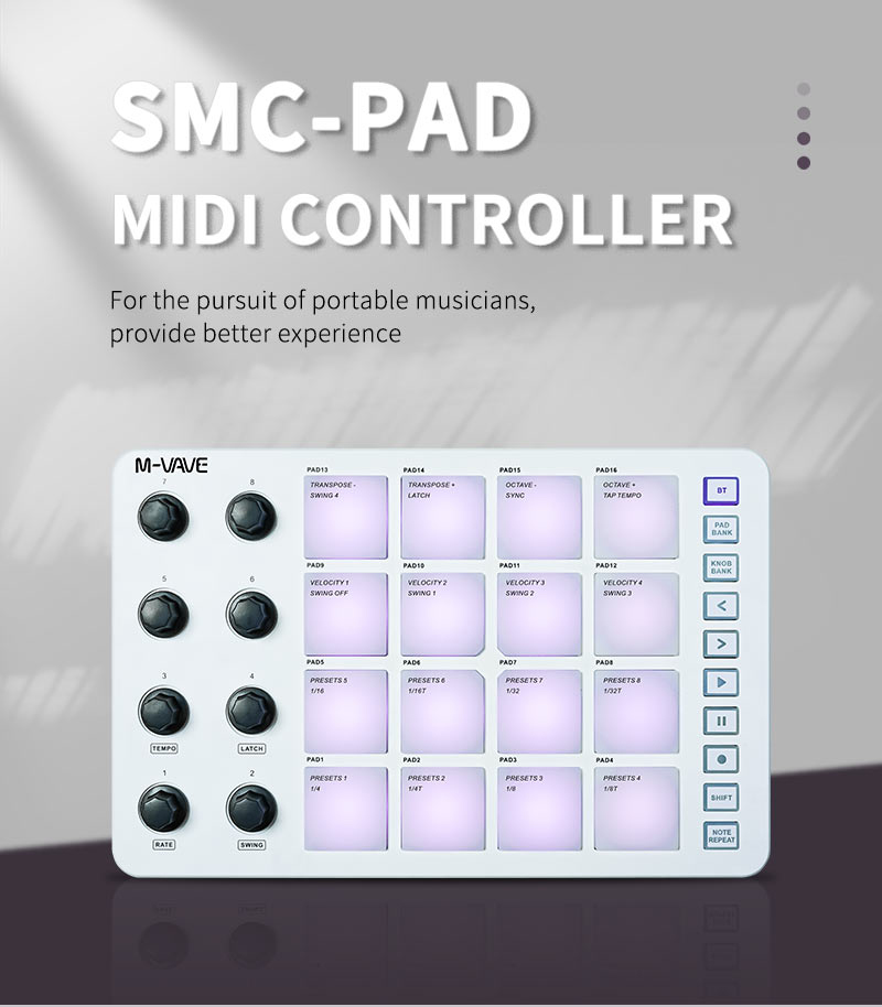 إم-فايف إس إم سي-باد لانش باد  - مراجعة Midi Controller Pad وسعره