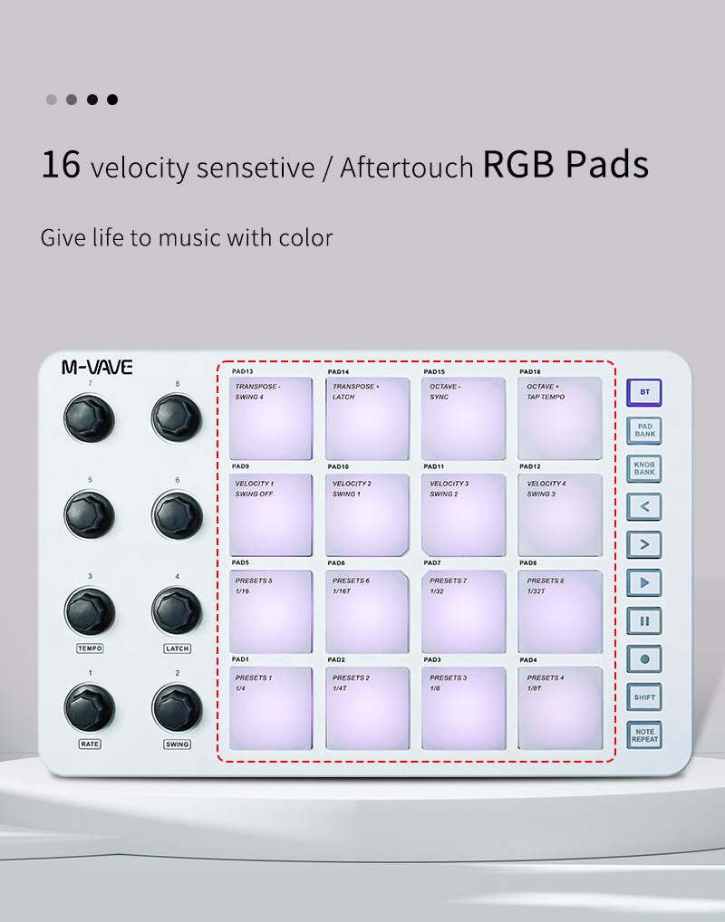 إم-فايف إس إم سي-باد لانش باد  - مراجعة Midi Controller Pad وسعره
