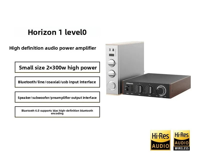 مكبر صوت FiiO Horizon Level 1  - مراجعة Audio Music System For Home وسعره