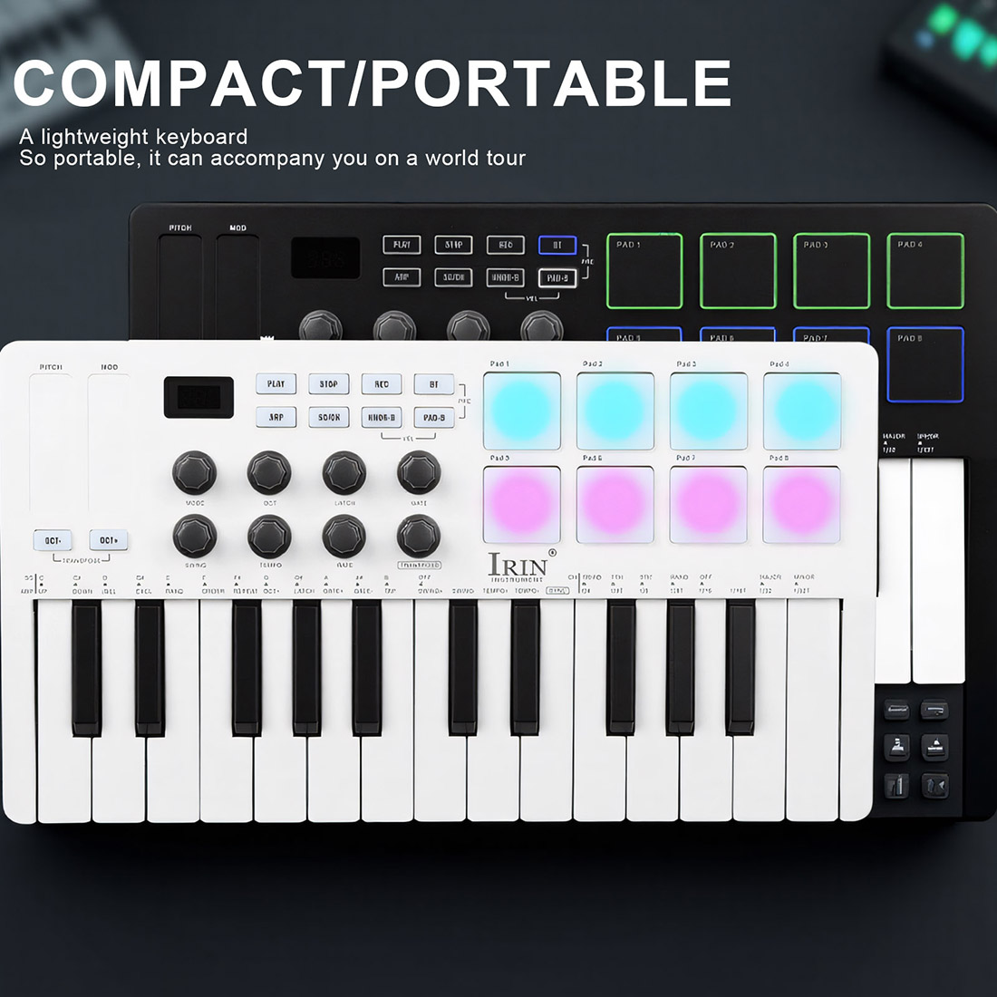 لوحة مفاتيح محمولة SMK-25 للتح - مراجعة Midi Controller Pad وسعره