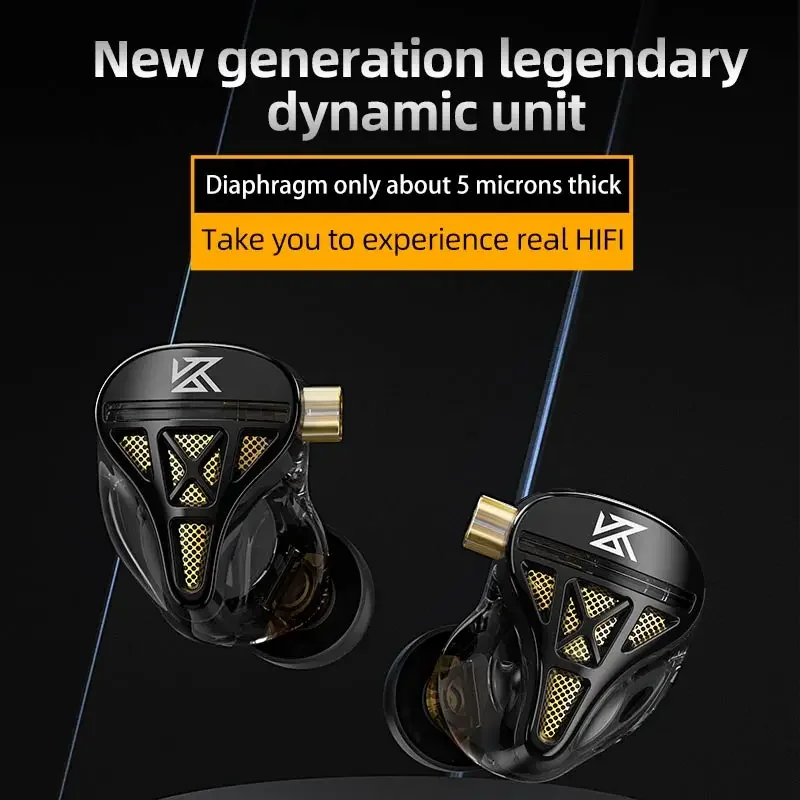 سماعات أذن KZ DQS 1DD HiFi IEM - مراجعة Audio Music Dj وسعره