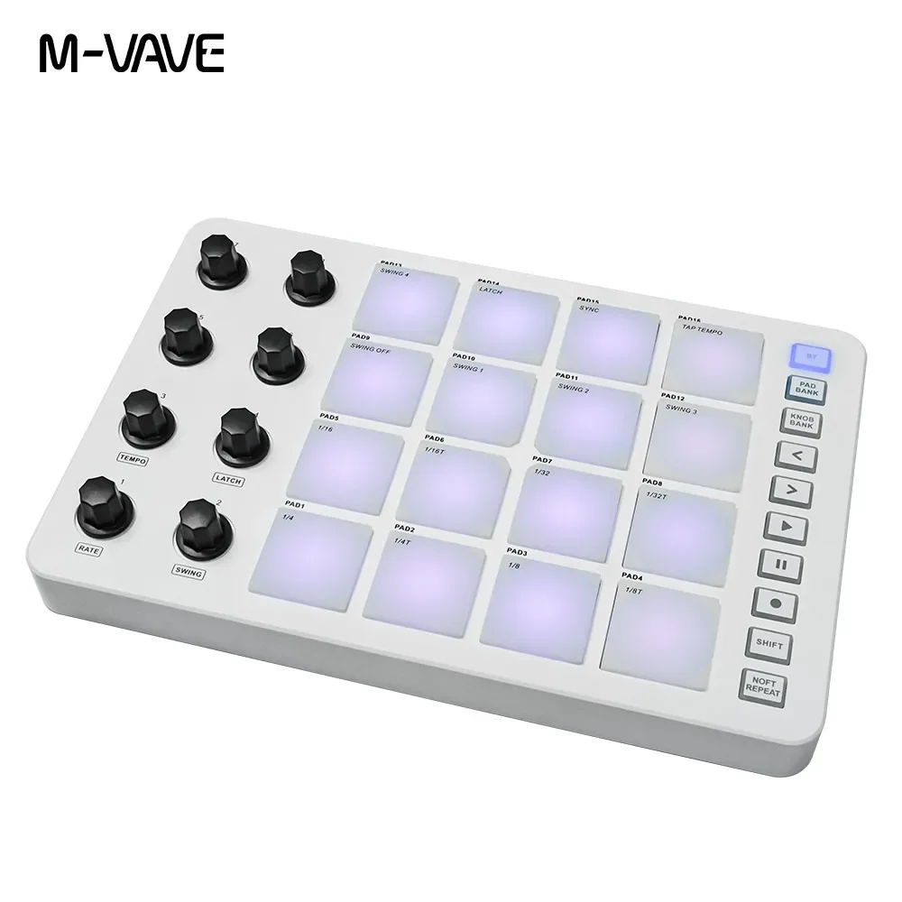 لوحة إطلاق محمولة بتصميم M-Vav - مراجعة Midi Controller Pad وسعره