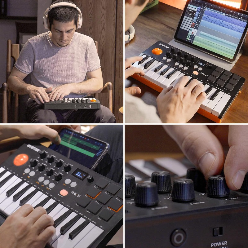لوحة مفاتيح موسيقية Av Atar EM - مراجعة Midi Controller Pad وسعره