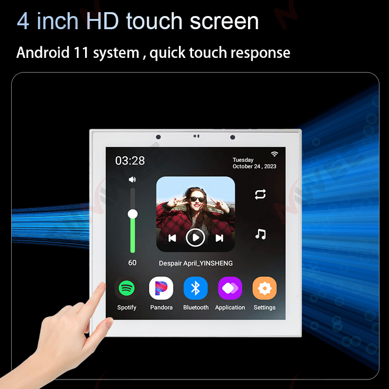 مكبر صوت ذكي للحائط يعمل بالوا - مراجعة Audio Music System For Home وسعره