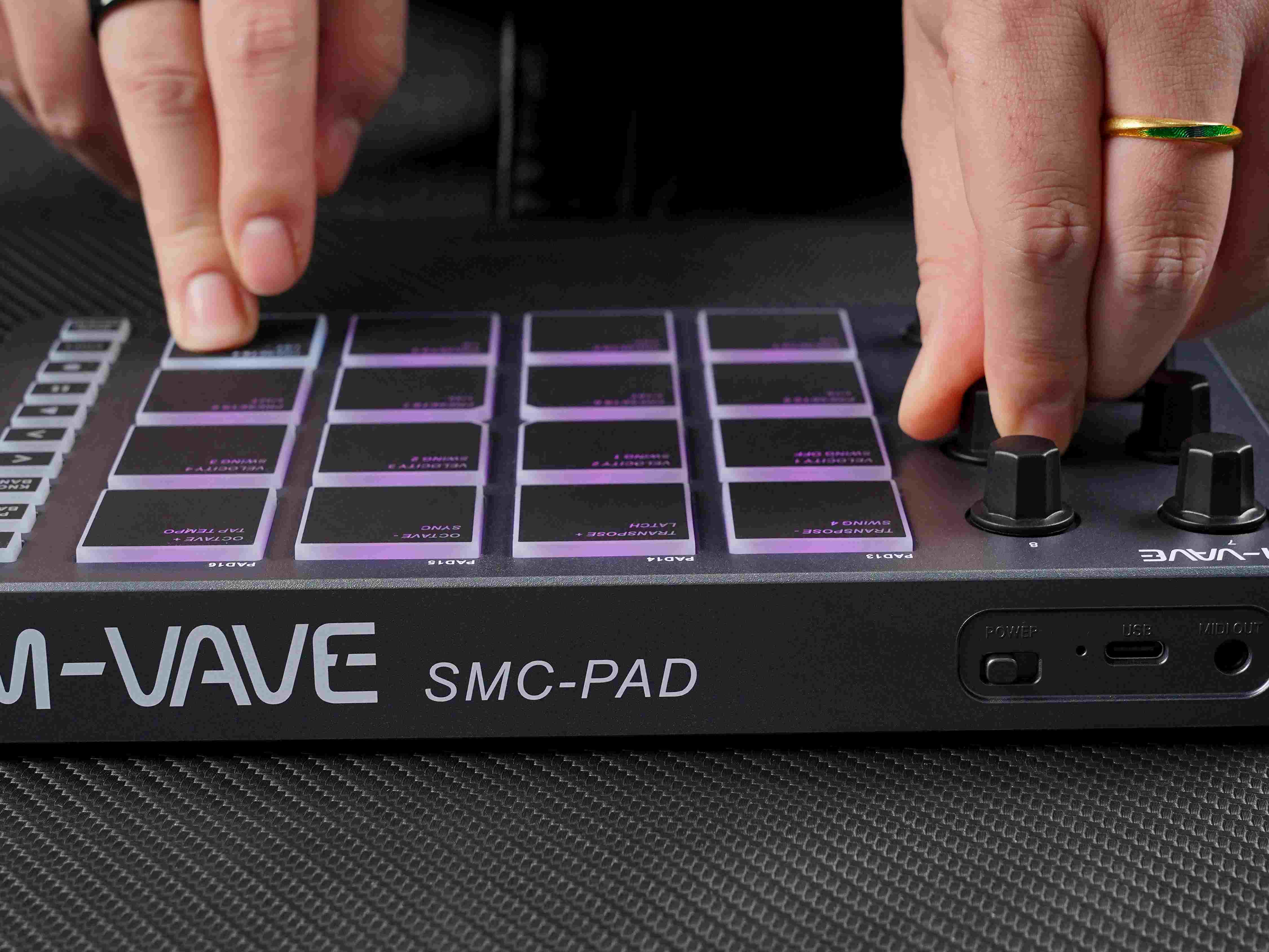 وحدة تحكم ميدي M-VAVE SMC-PAD  - مراجعة Midi Controller Pad وسعره