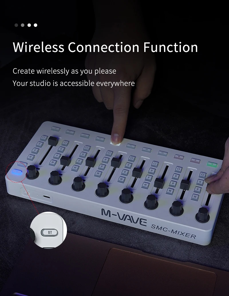 وحدة تحكم MIDI لاسلكية M-VAVE  - مراجعة Midi Controller Pad وسعره