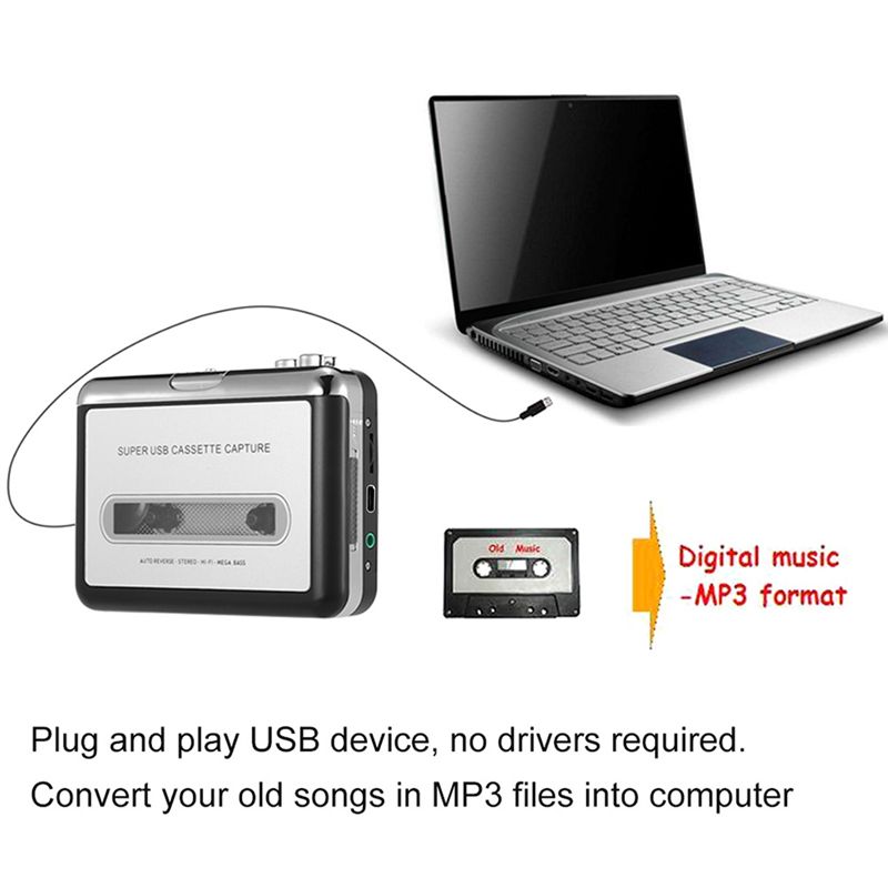 جهاز تحويل شرائط الكاسيت إلى M - مراجعة Audio Music Converter To Mp3 وسعره