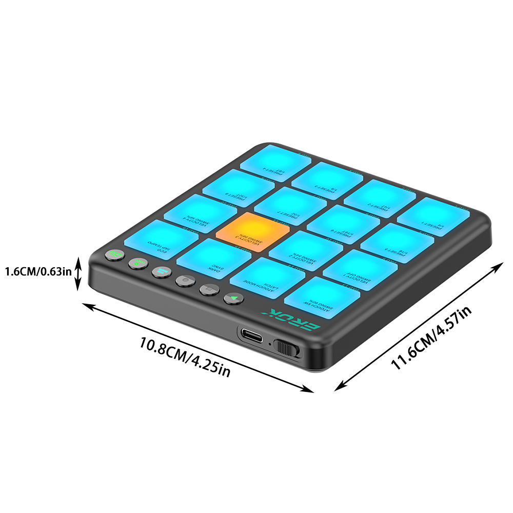 وحدة تحكم MIDI من EROK PocketB - مراجعة Midi Controller Pad وسعره
