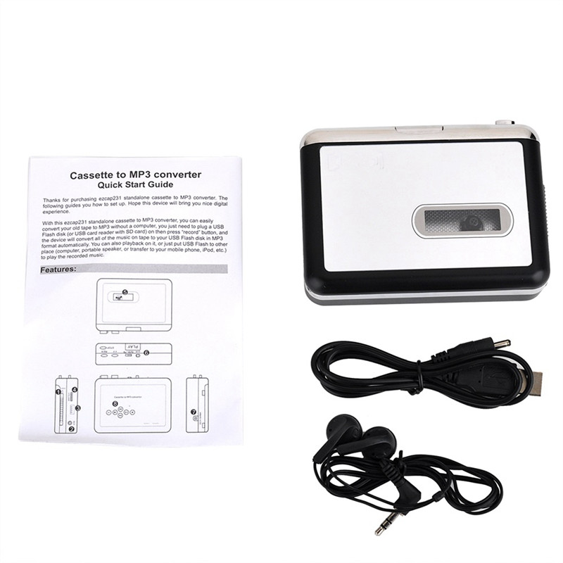 Ezcap 231 USB كاسيت الشريط الم - مراجعة Audio Music Converter To Mp3 وسعره