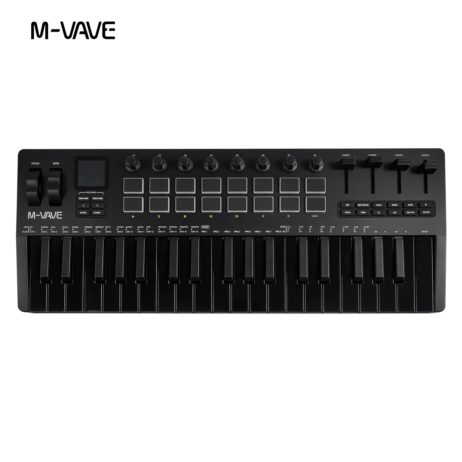 وحدة تحكم M-VAVE SMK-37 USB MI - مراجعة Midi Controller Pad وسعره