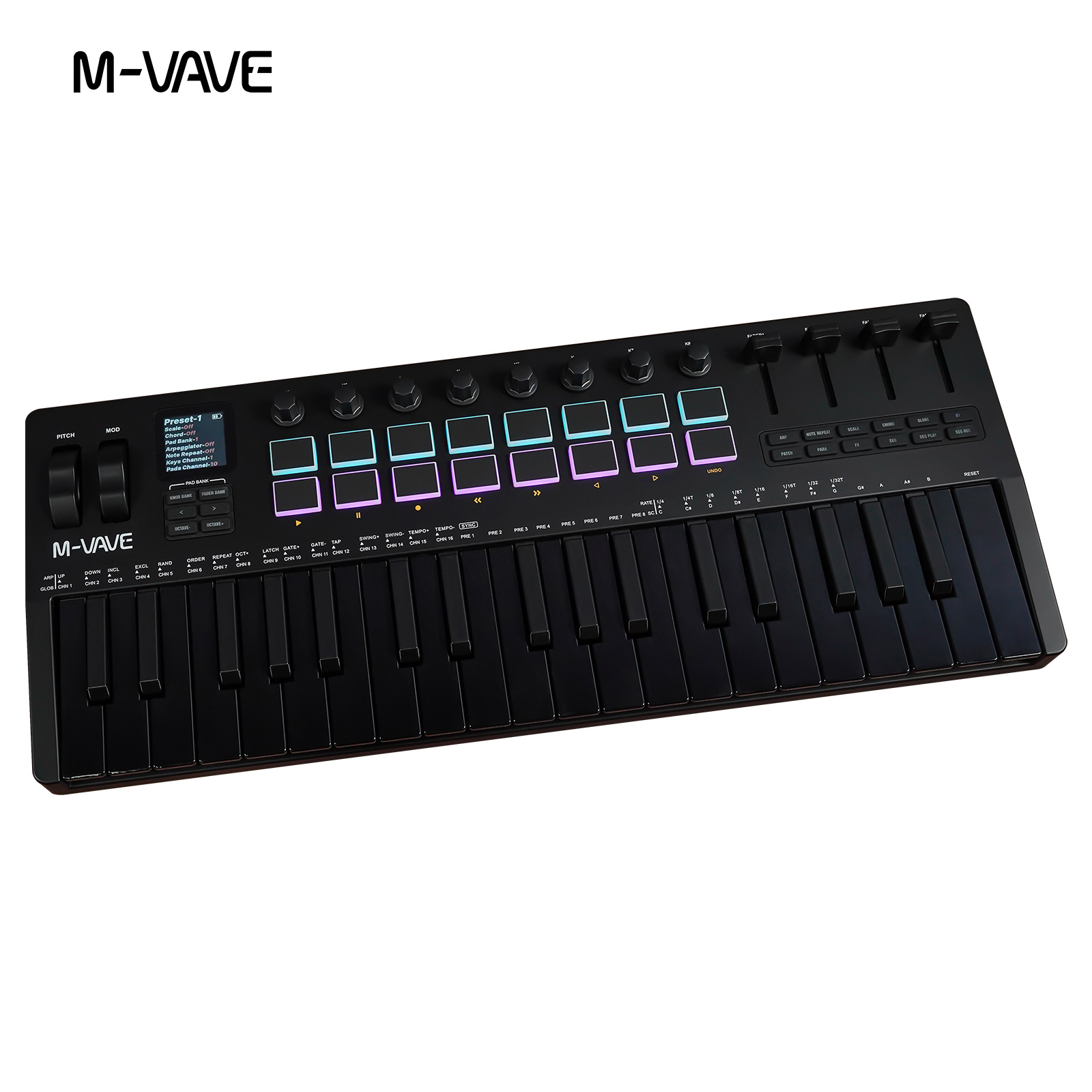 وحدة تحكم M-VAVE SMK-37 USB MI - مراجعة Midi Controller Pad وسعره